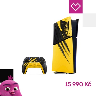 PlayStation 5 Slim Digital Edition 825GB Marvels Wolverine: Battle Yellow Limited Edition