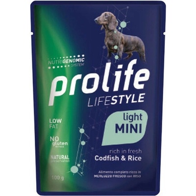 Zoodiaco Prolife Dog Lifestyle Light Mini Treska s ryžou 100 g