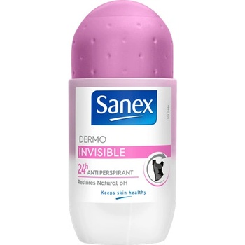 Sanex Dermo Invisible Anti White Marks 24H antiperspirant roll-on 50 ml