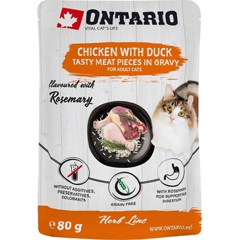 ONTARIO Cat Chicken and Codfish in Broth 80 g
