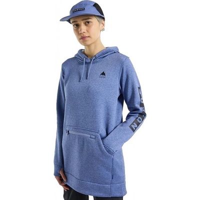 Burton WOMEN' OAK LONG PULLOVER HOODIE SLATE BLUE HEATHER