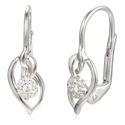 Gems Visací náušnice Meredith, bílé zlato a brilianty 585-38-3-0706.1B00.0.00.HSI1.000.08