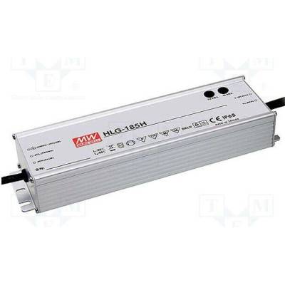 MEAN WELL HLG-185H-12A Napájecí zdroj: spínaný; LED; 150W; 12VDC; 6,5÷13A; 90÷305VAC; IP65