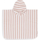 Jollein Osuška s kapucňou froté 75x75cm Stripe Wild Rose