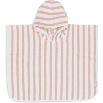 Jollein Osuška s kapucňou froté 75x75cm Stripe Wild Rose