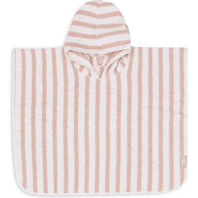 Jollein Osuška s kapucňou froté 75x75cm Stripe Wild Rose