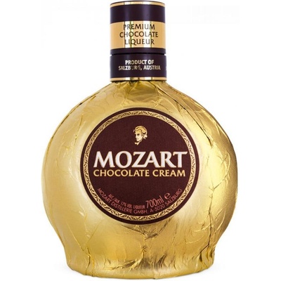 Mozart Gold Chocolate Cream 17% 0,7 l (čistá fľaša)