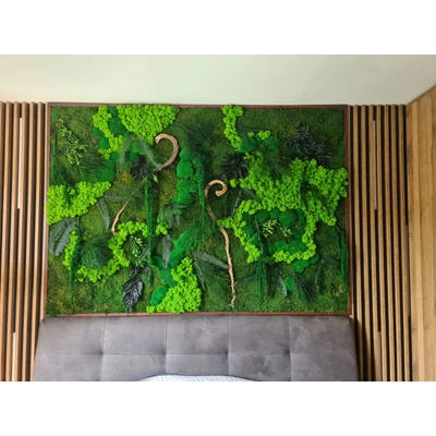 Exkluzívny machový obraz s rastlinami 200cm x 100cm