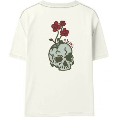 VANS tričko Hand Drawn Floral Ss Tee Marshmallow FS8