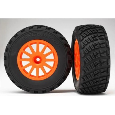 Traxxas колело 2.2/3.0", джанта Rally оранжев, гума Gravel (2)