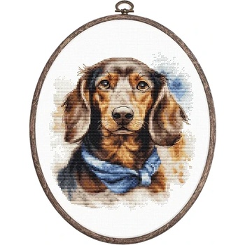 Luca-S Дакел - гоблен по схема bc222