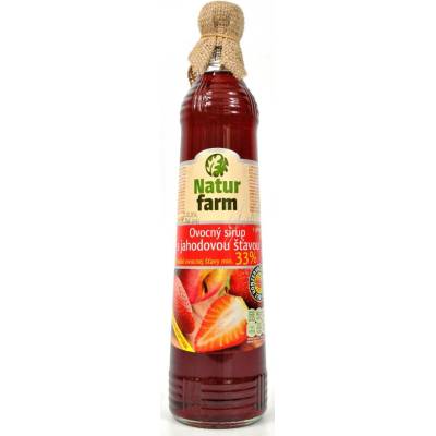 Natur farm sirup jahoda, 0,7 l