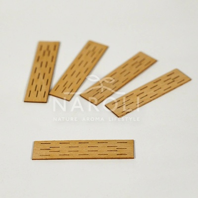 Drevené knôty perforované, dĺžka 60 mm, 5 ks na sviečky pr. 60 – 70 mm