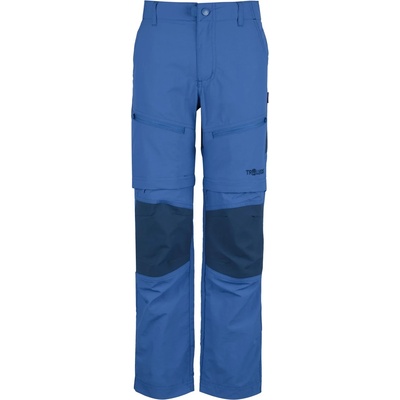 Trollkids Детски панталон със свалящи крачоли Trollkids Kid's Nordfjord Zip-Off Pants Slim Fit Walking trousers - Midnight Blue - размер 128 (EU) (701-1741-0116)