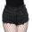 KILLSTAR дамски шорти KILLSTAR - Liberty Studded - Ash - KSRA003585