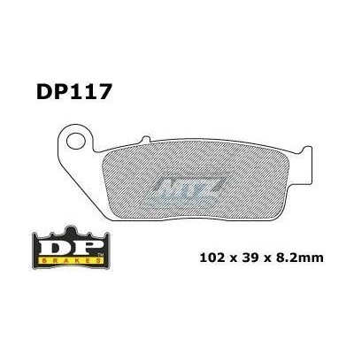 Destičky brzdové DP117-SDP DP Brakes - směs SDP Sport HH+ DP117-SDP
