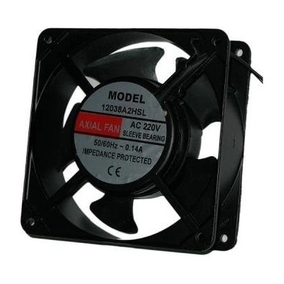 Ventilátor XtendLan SFAN1 Ventilátor, pro nástěnné rozvaděče, 120 mm, černý SFAN1