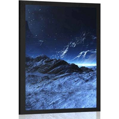 Plakát neznámá planeta - 20x30 black