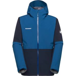 Mammut Мъжко водоустойчиво яке Mammut Linard Guide Hardshell Hooded Jacket Waterproof jacket - Marine / Tschiel - размер XL (002-3178-0714)