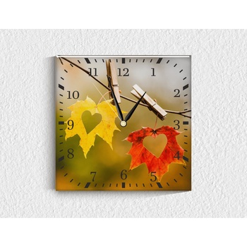 Image 1 of Стъклен стенен часовник 014