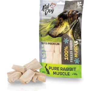 KIDDOG Super Premium 100% Заешко мускулно месо, сушено чрез замразяване 50 g
