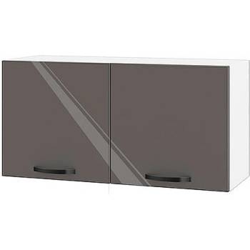 ИРИМ Горен кухненски шкаф Сити БФ-Антрацит гланц-05-108 80 см