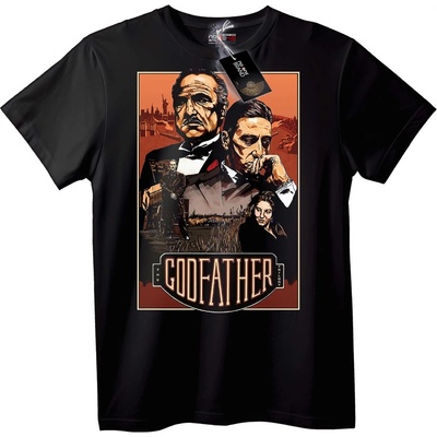 NOONEBRAND Тениска The Godfather Филм - 6XL, Black