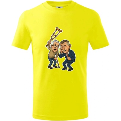 Babiš a berle tričko dětské bavlněné Citrónová – Hledejceny.cz