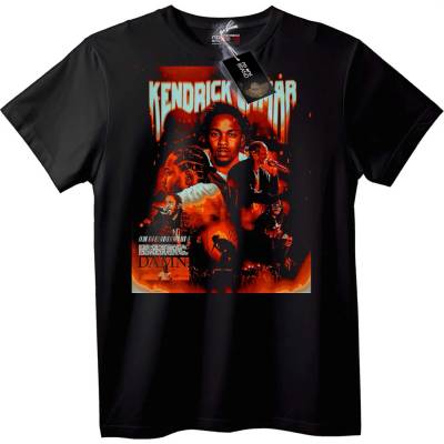 NOONEBRAND Тениска Kendrick Lamar DAMN. - 2XL, White