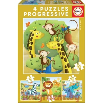 Image 1 of Educa Пъзел educa 17147 - 73 части - Диви животни (edu17147)