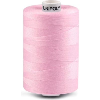 Prima-obchod Polyesterové nitě Unipoly návin 1000 m, barva 330 růžová sv.