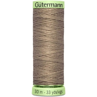 Nit PES Gütermann JEANS - extra silná 30 (30m) barva 199 - hnědá