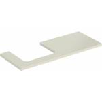 Geberit Плот за мивка Geberit One с ляв изрез, гланцово пясъчно сиво, 120 см (505.305.00.4)