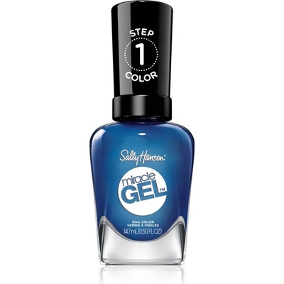 Sally Hansen Miracle Gel гел лак за нокти без използване на UV/LED лампа цвят Blues Cruise 14, 7ml