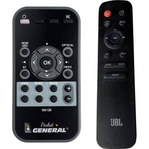 GENERAL Jbl sb 120, sb 170 - дистанционно управление дубликат (sb 120, sb 170) Дистанционно
