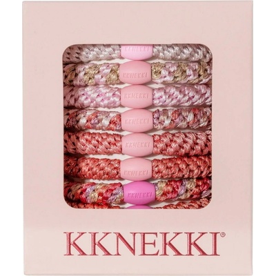 KKNEKKI Dárková sada gumiček KKnekki Ballet Edition – set 8 ks, růžová barva, textil – Zboží Mobilmania