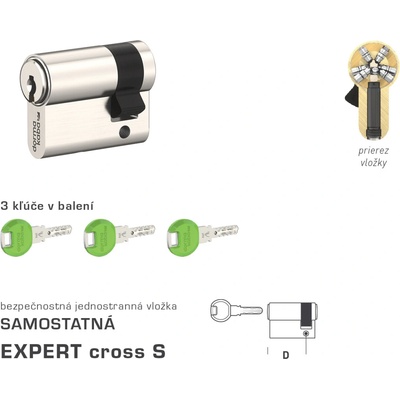 MPkovania DK - EXPERT cross S polvložka 30 mm