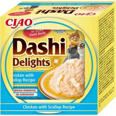 Dashi Delights Chicken with Scallop 70 g – Sleviste.cz
