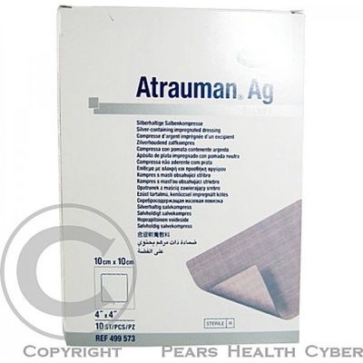 Hartmann Atrauman Ag sterilní 10 x 10 cm 10 ks