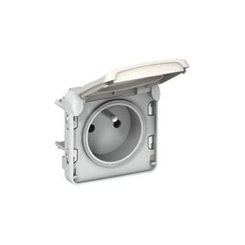 Legrand Контакт за вграждане френски стандарт IP55 цвят Бял Plexo - 069621 (069621)