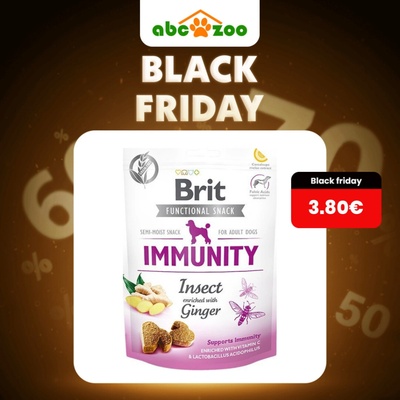Brit snack Immunity isect & ginger 150 g