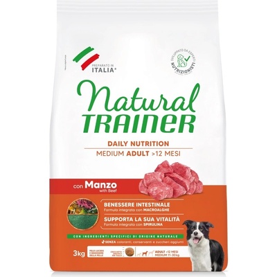 Natural Trainer Adult Medium s hovädzím 2 x 3 kg