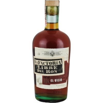 La Factoría Libre Del Ron El Viejo 40% 0,7 l (čistá fľaša)