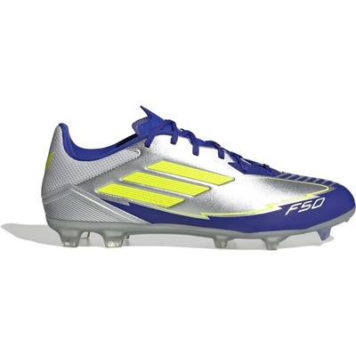 Adidas Футболни бутонки Adidas F50 League Adults Firm Ground Football Boots - Silver/Blue