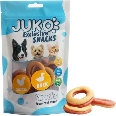 JUKO Snacks Chicken & Duck Doughnuts 70 g