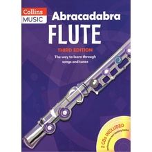 Abracadabra FLUTE + 2x CD příčná flétna, škola hry prostřednictvím písníček a melodií