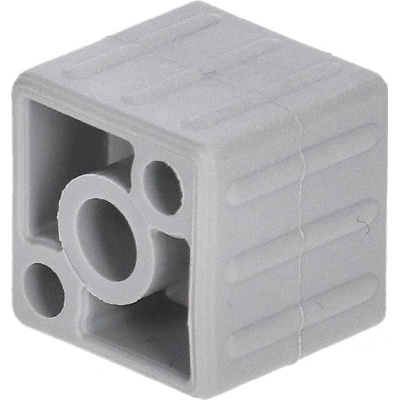 Plastová spojka - šroubovací blok do profilu 20x20x1.5mm