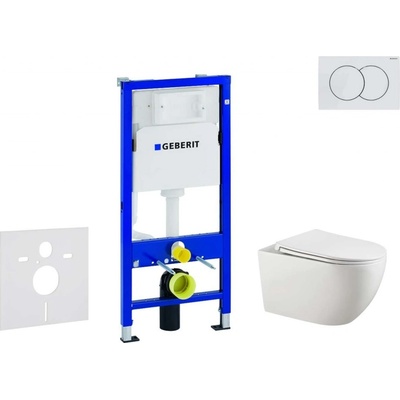 Geberit Duofix s tlačidlom Delta01 SANI11CA3124