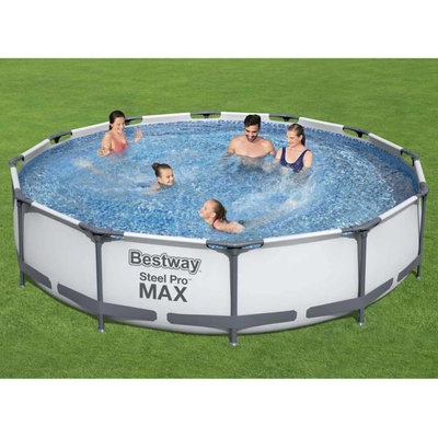 Bestway Комплект басейн Bestway Steel Pro MAX, 366x76 см + Филтърна помпа и Ремонтна лепенка