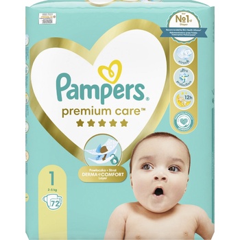 Pampers Premium Care 1 72 ks